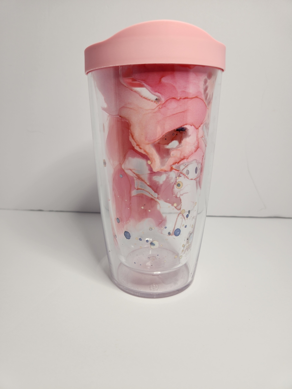 tervis Pink Inkreel Travel Tumbler with Soft Pink Lid